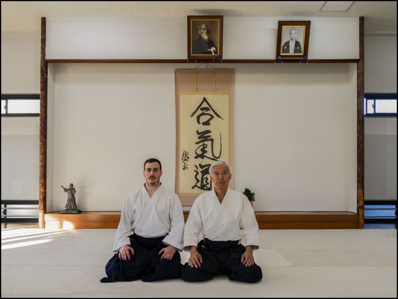Luyện tập võ Aikido tại Nhật Bản